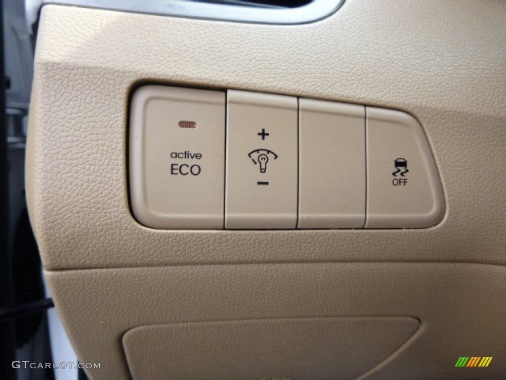 2012 Elantra GLS - Shimmering White / Beige photo #22
