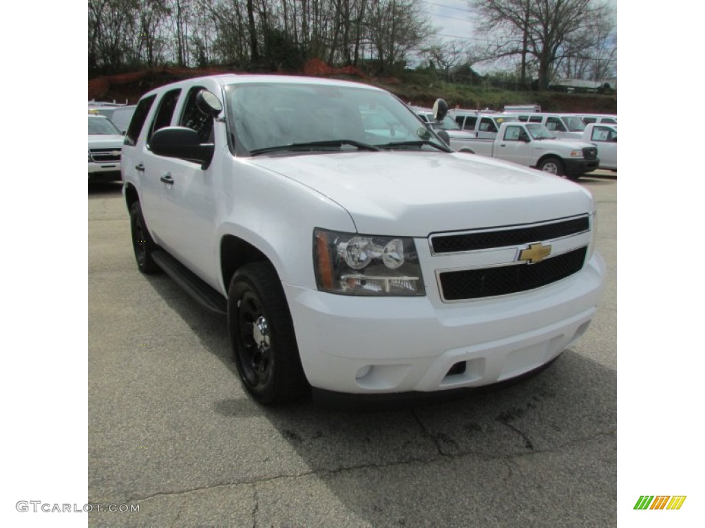 2012 Tahoe Police - Summit White / Ebony photo #3