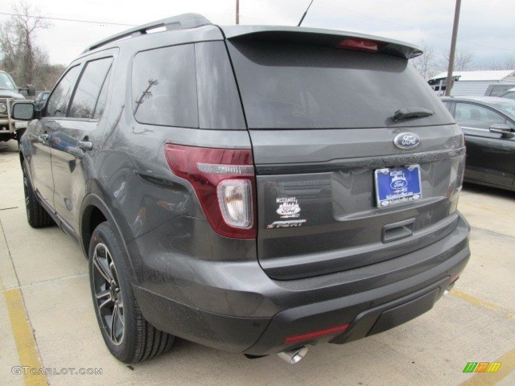 2015 Explorer Sport 4WD - Magnetic / Sport Charcoal Black photo #4