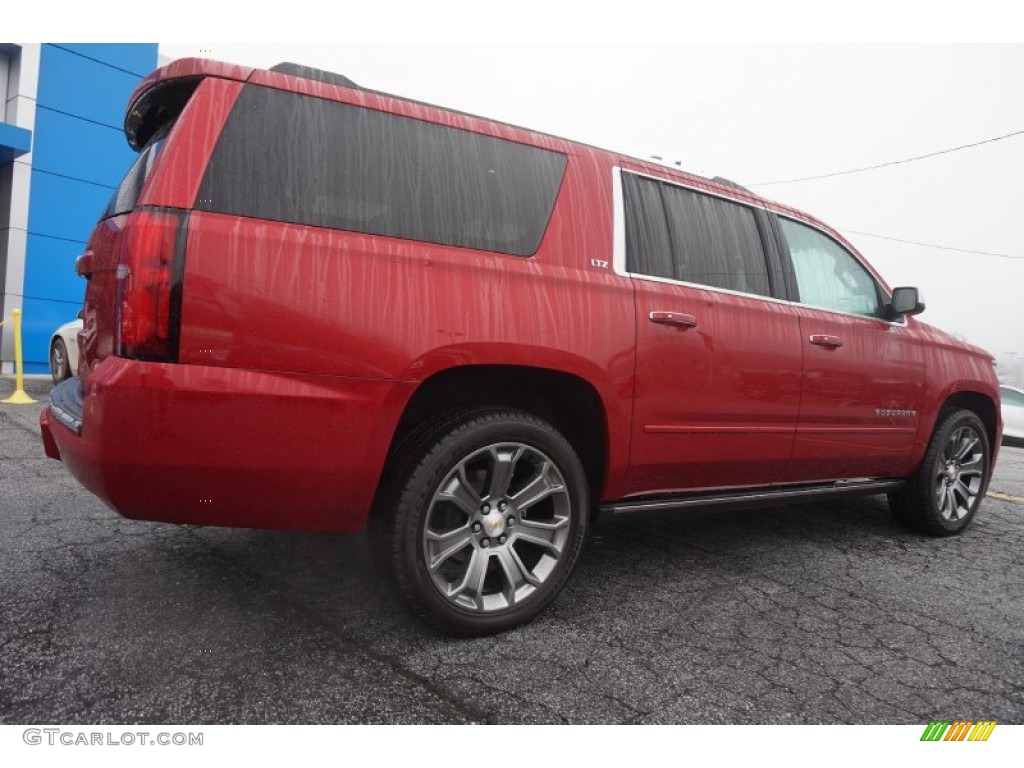 2015 Suburban LTZ 4WD - Crystal Red Tintcoat / Jet Black photo #7