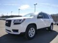 2015 White Diamond Tricoat GMC Acadia SLE AWD  photo #1