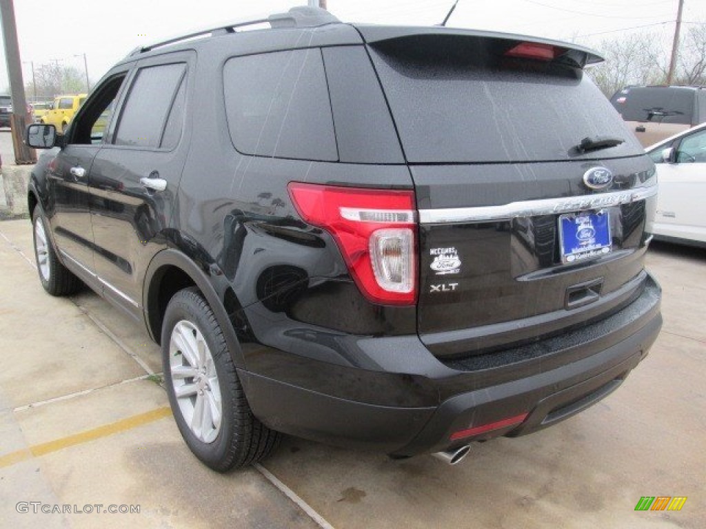 2015 Explorer XLT - Tuxedo Black / Charcoal Black photo #9