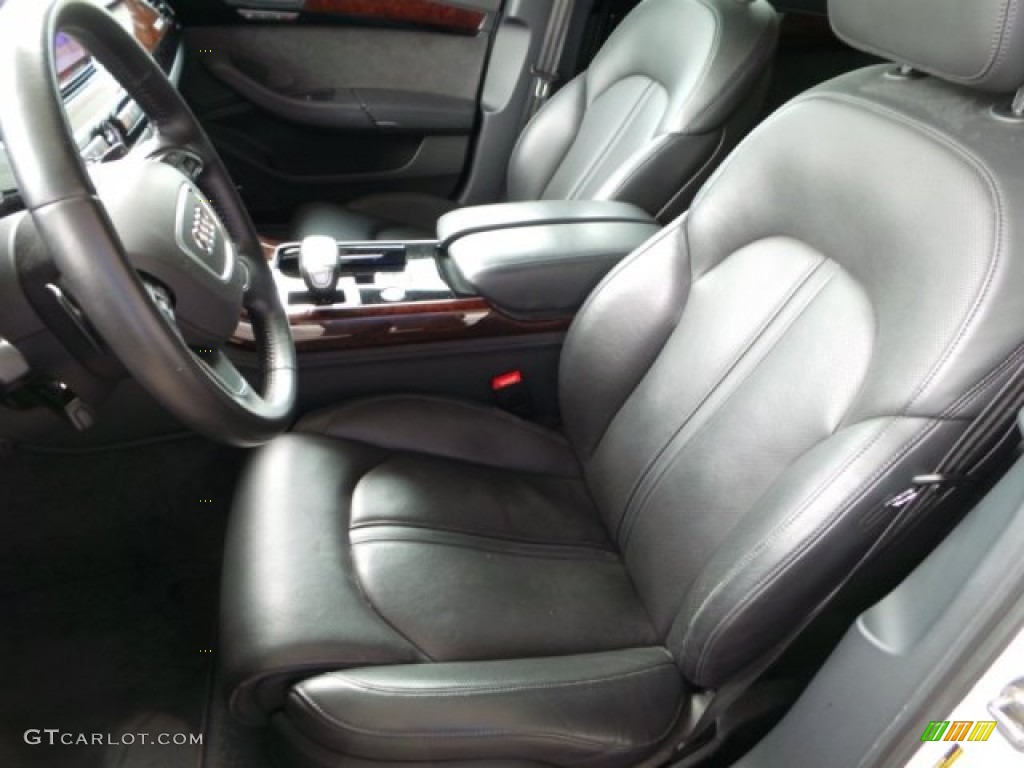 2011 A8 L 4.2 FSI quattro - Ibis White / Black photo #15