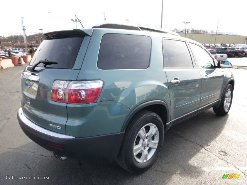 2009 Acadia SLE AWD - Silver Green Metallic / Ebony photo #5