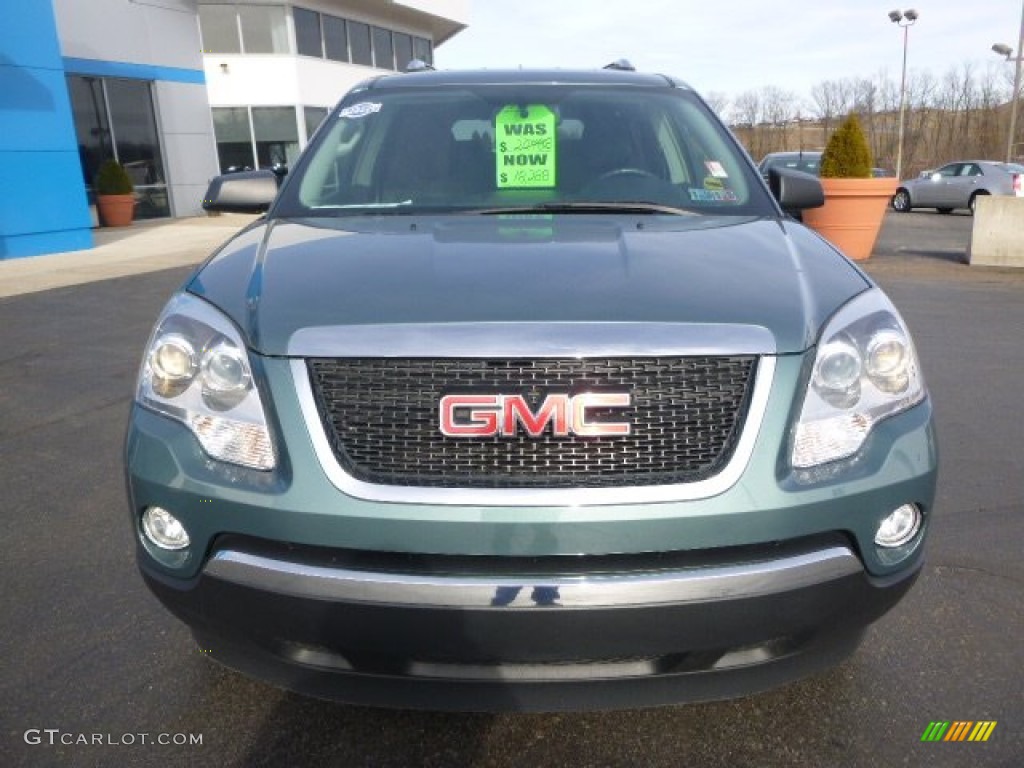 2009 Acadia SLE AWD - Silver Green Metallic / Ebony photo #8