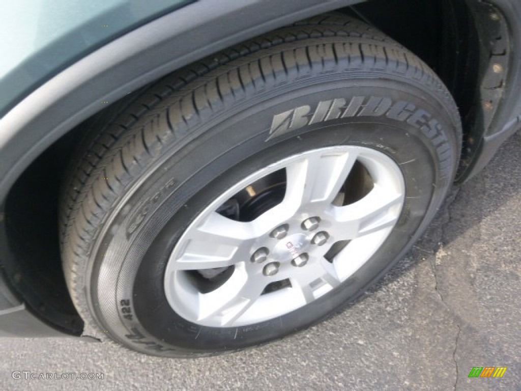 2009 Acadia SLE AWD - Silver Green Metallic / Ebony photo #9