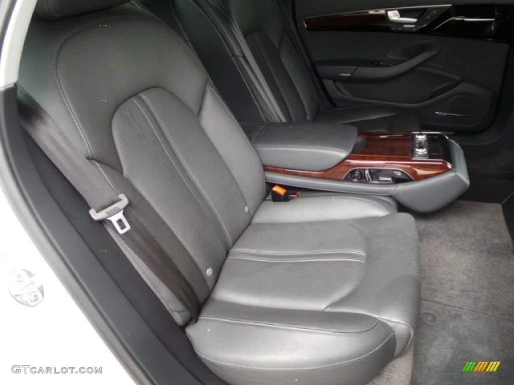 2011 A8 L 4.2 FSI quattro - Ibis White / Black photo #41