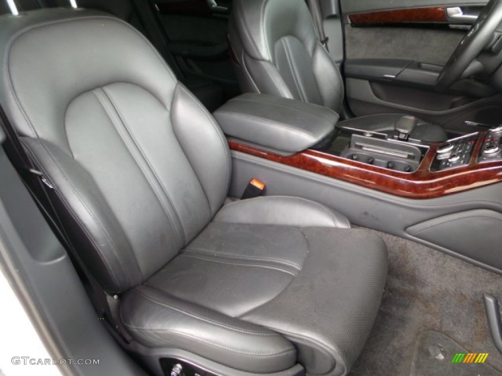 2011 A8 L 4.2 FSI quattro - Ibis White / Black photo #44