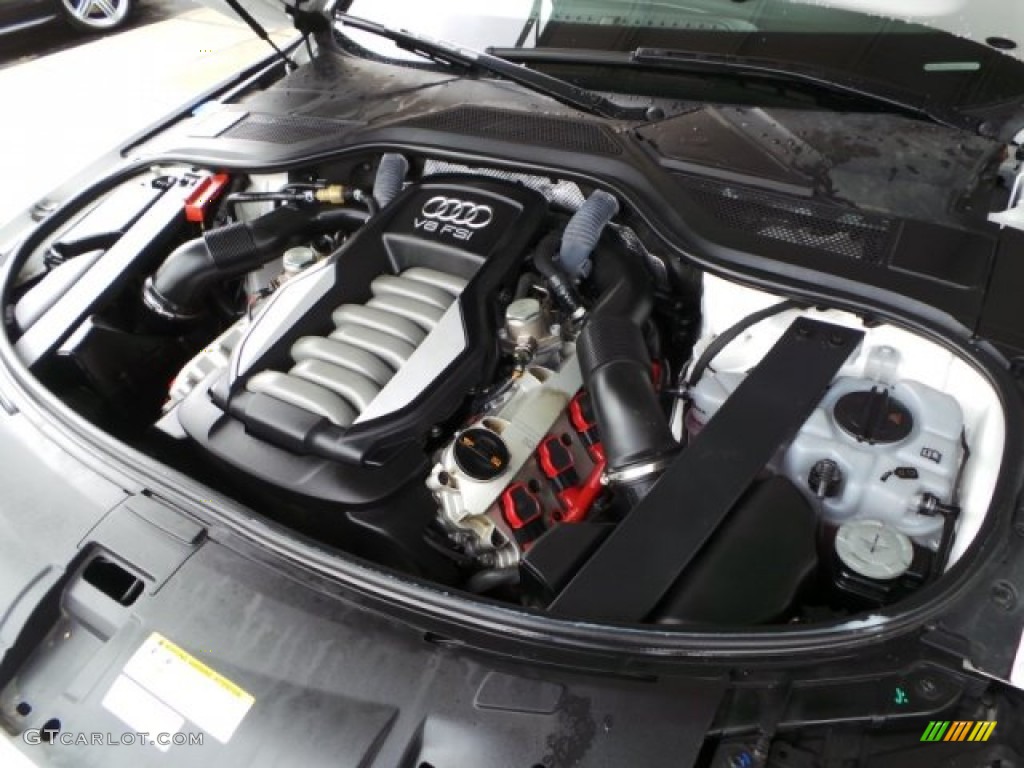2011 A8 L 4.2 FSI quattro - Ibis White / Black photo #47
