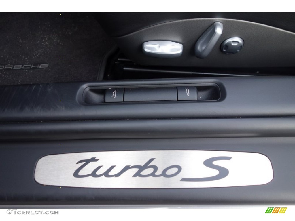 2011 911 Turbo S Cabriolet - GT Silver Metallic / Black photo #20