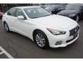 Moonlight White 2014 Infiniti Q 50 3.7 AWD Premium Exterior