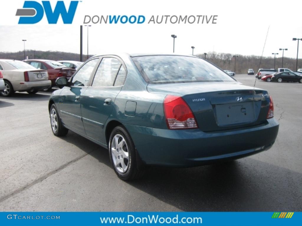 2006 Elantra GLS Sedan - Spruce Green / Gray photo #2