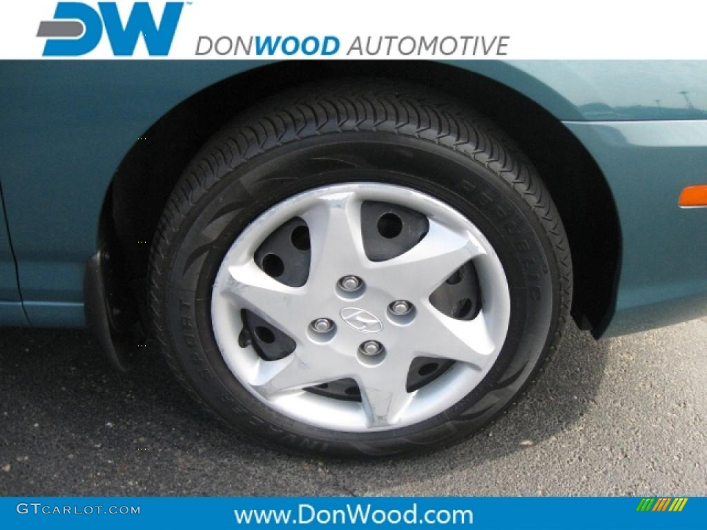 2006 Elantra GLS Sedan - Spruce Green / Gray photo #5
