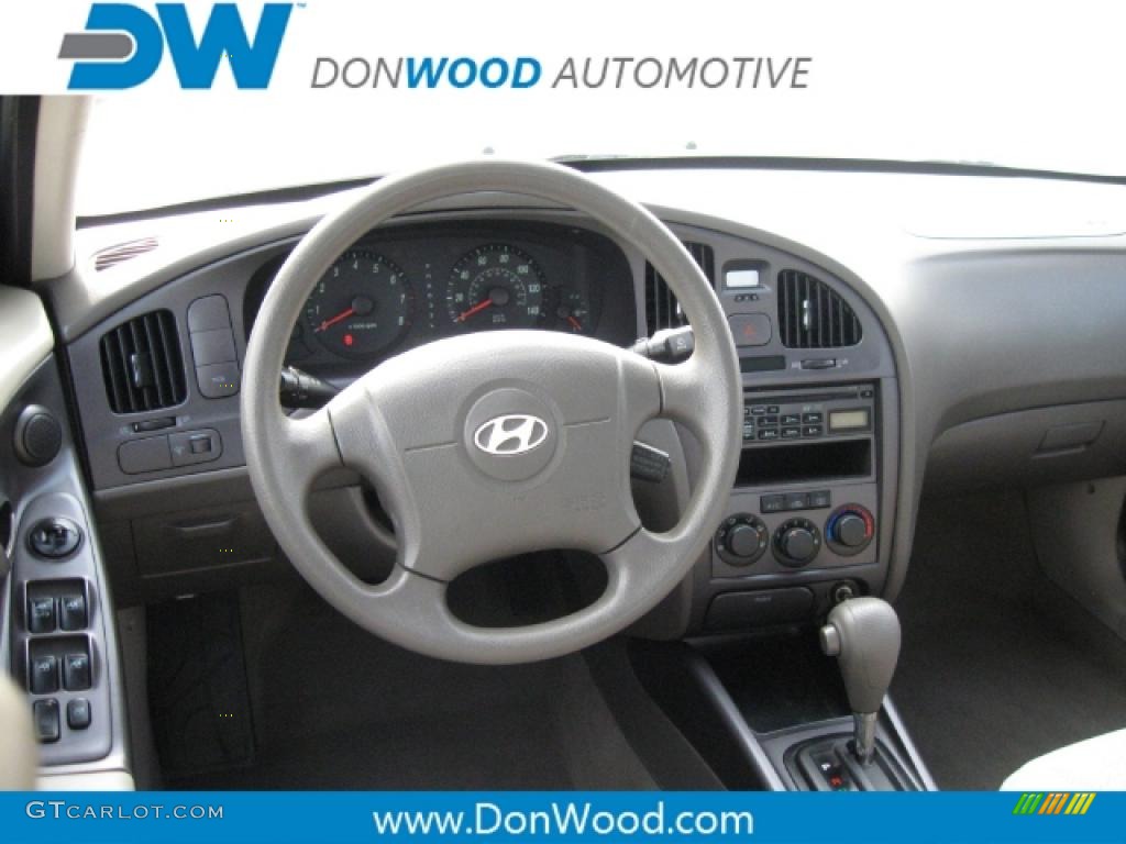 2006 Elantra GLS Sedan - Spruce Green / Gray photo #8