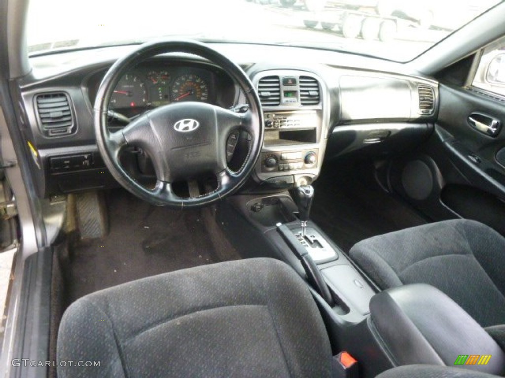 2002 Sonata  - Slate Gray / Black photo #10