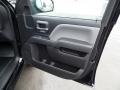 Dark Ash/Jet Black 2015 Chevrolet Silverado 1500 WT Crew Cab 4x4 Black Out Edition Door Panel