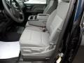 Front Seat of 2015 Silverado 1500 WT Crew Cab 4x4 Black Out Edition