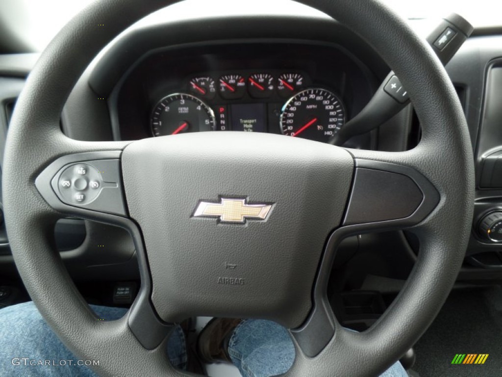 2015 Chevrolet Silverado 1500 WT Crew Cab 4x4 Black Out Edition Steering Wheel Photos