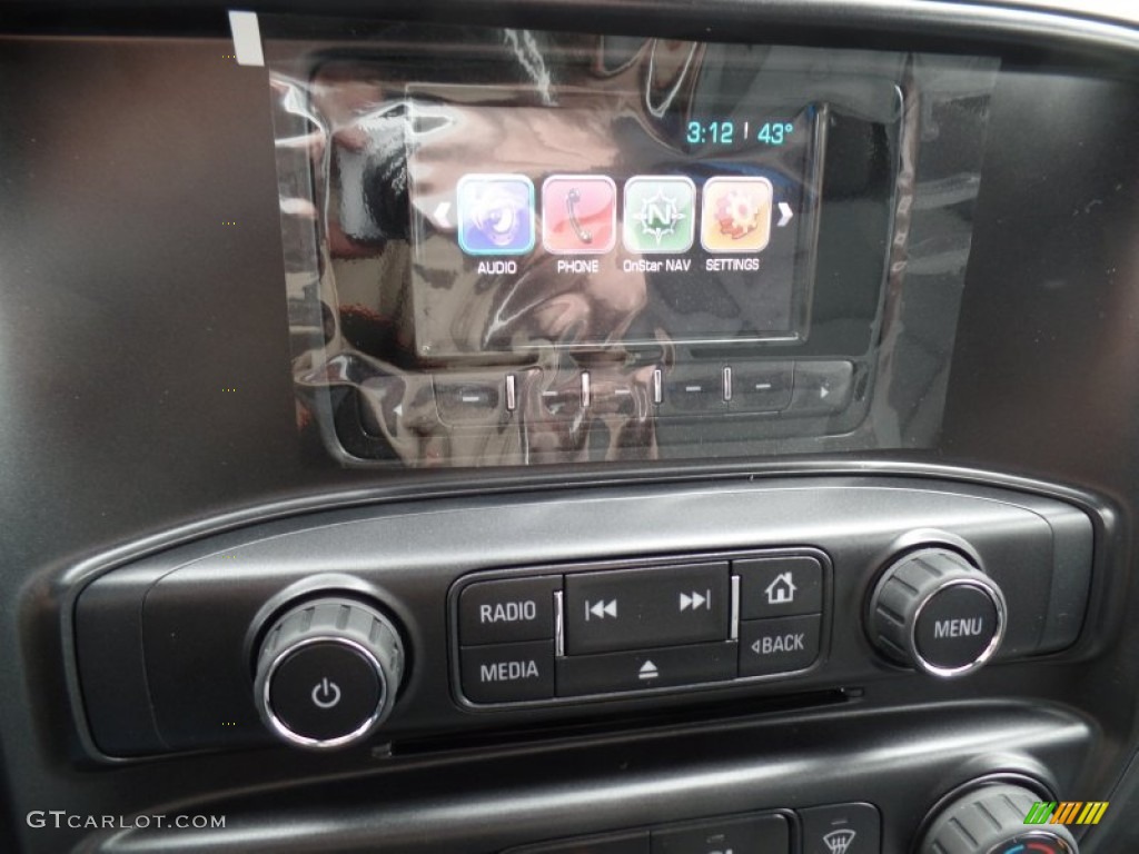 2015 Silverado 1500 WT Crew Cab 4x4 Black Out Edition - Black / Dark Ash/Jet Black photo #40