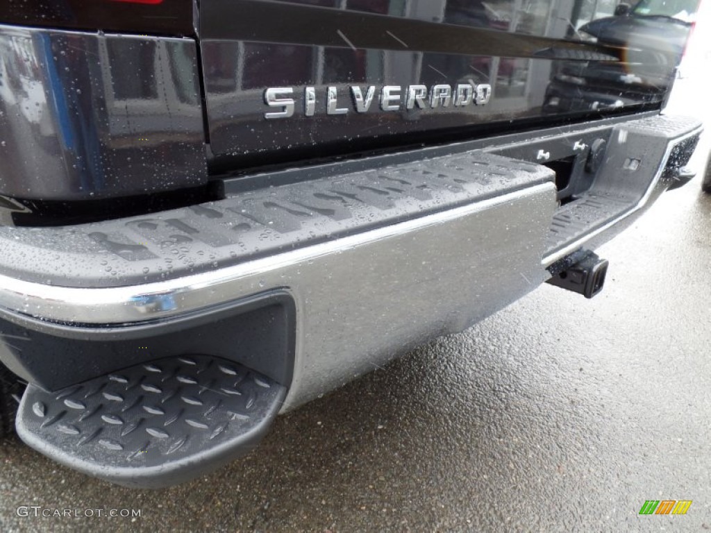 2015 Silverado 1500 LS Double Cab 4x4 - Tungsten Metallic / Dark Ash/Jet Black photo #10