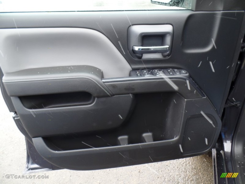 2015 Silverado 1500 LS Double Cab 4x4 - Tungsten Metallic / Dark Ash/Jet Black photo #13