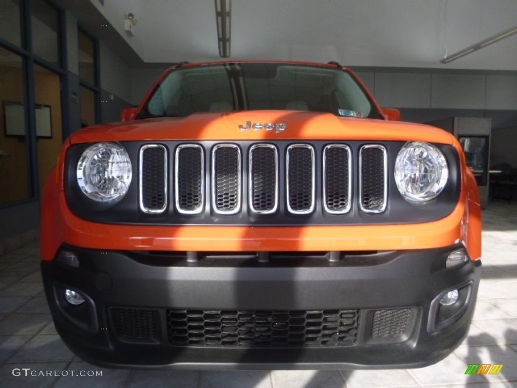 Omaha Orange 2015 Jeep Renegade Latitude 4x4 Exterior Photo #102392711