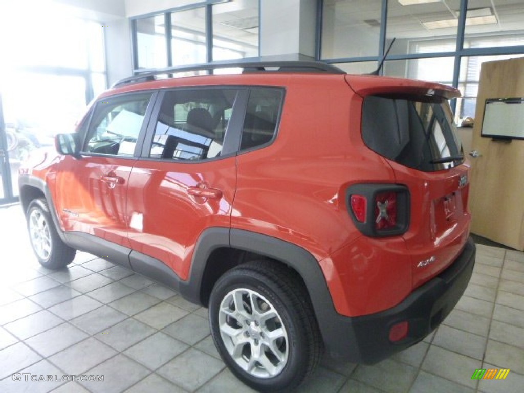Omaha Orange 2015 Jeep Renegade Latitude 4x4 Exterior Photo #102392882