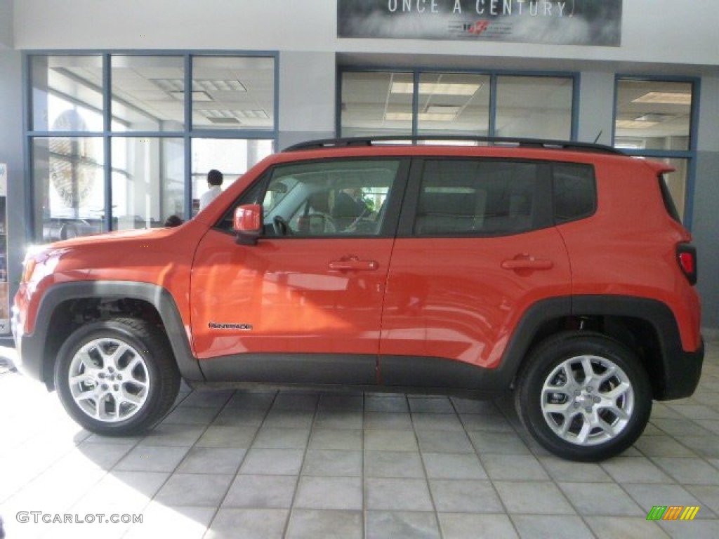 Omaha Orange 2015 Jeep Renegade Latitude 4x4 Exterior Photo #102392903