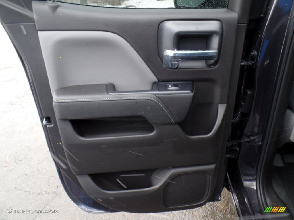 2015 Silverado 1500 LS Double Cab 4x4 - Tungsten Metallic / Dark Ash/Jet Black photo #42