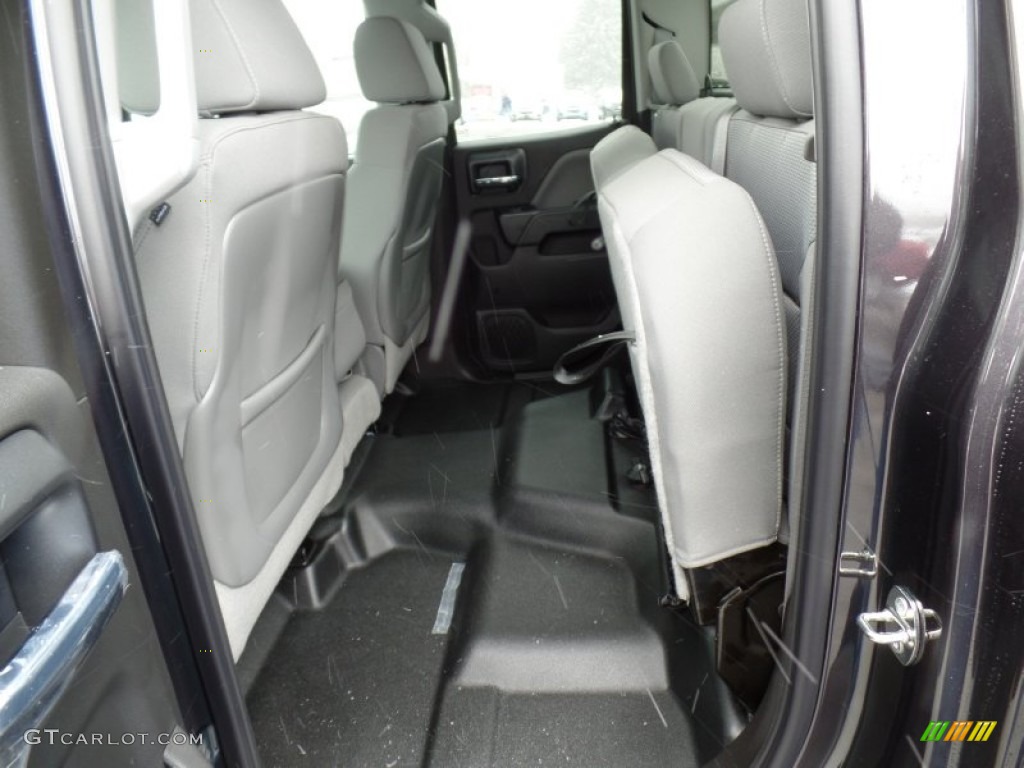 2015 Silverado 1500 LS Double Cab 4x4 - Tungsten Metallic / Dark Ash/Jet Black photo #44