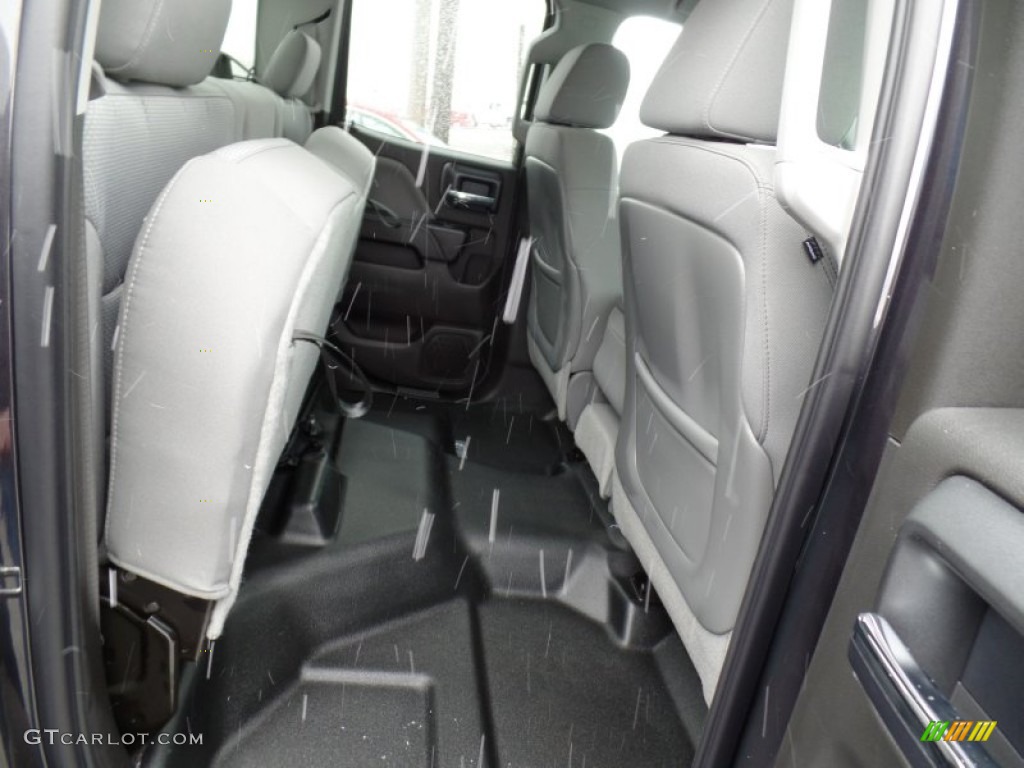 2015 Silverado 1500 LS Double Cab 4x4 - Tungsten Metallic / Dark Ash/Jet Black photo #48
