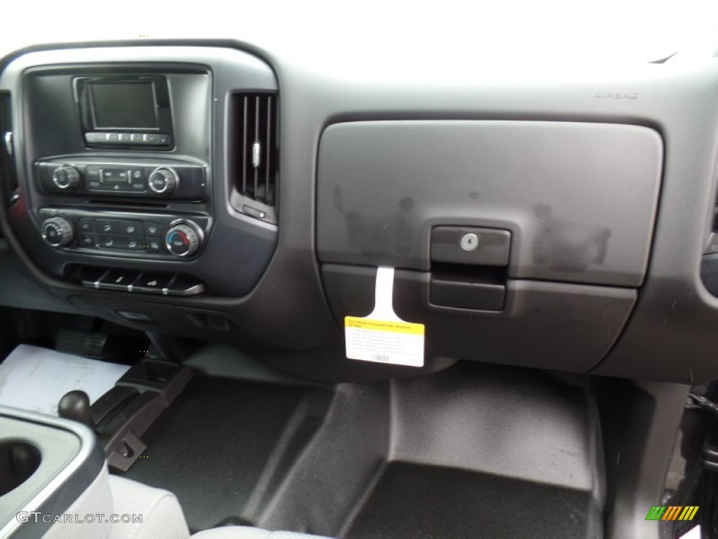 2015 Silverado 1500 LS Double Cab 4x4 - Tungsten Metallic / Dark Ash/Jet Black photo #53