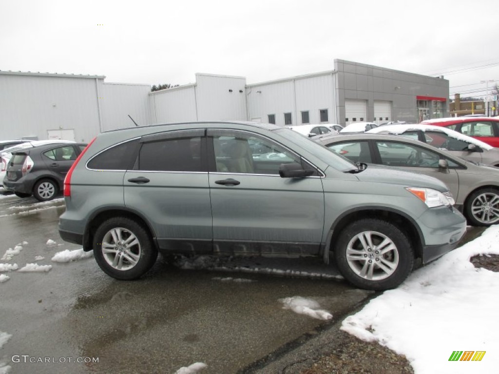 2011 CR-V EX 4WD - Opal Sage Metallic / Ivory photo #2