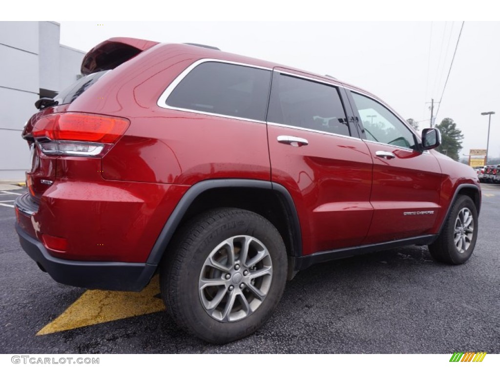2014 Grand Cherokee Limited - Deep Cherry Red Crystal Pearl / New Zealand Black/Light Frost photo #7