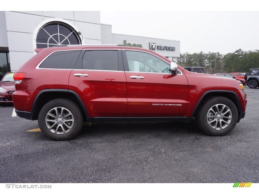 2014 Grand Cherokee Limited - Deep Cherry Red Crystal Pearl / New Zealand Black/Light Frost photo #8