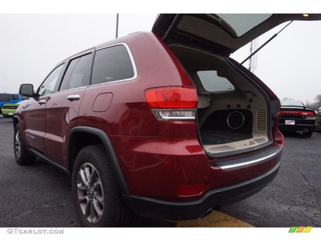 2014 Grand Cherokee Limited - Deep Cherry Red Crystal Pearl / New Zealand Black/Light Frost photo #16
