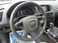2011 Audi Q5 Cardamom Beige Interior Steering Wheel Photo
