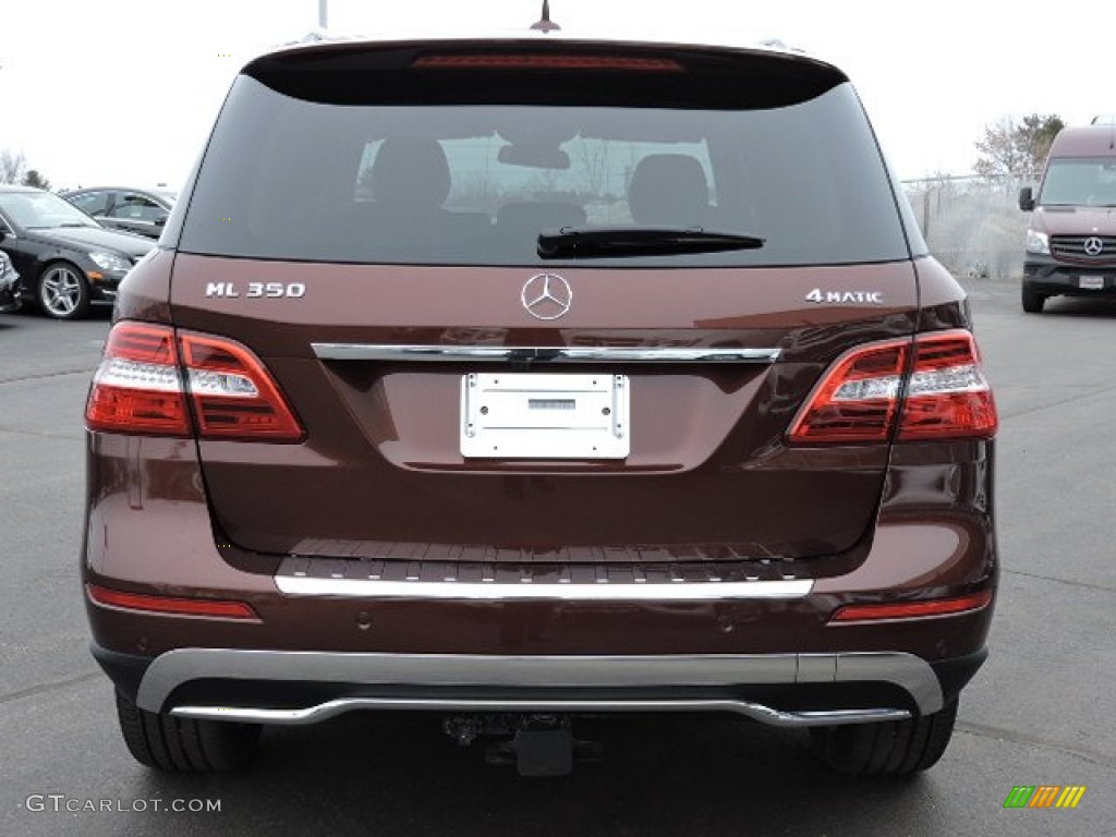 Cinnabar Red Metallic 2015 Mercedes-Benz ML 350 4Matic Exterior Photo #102406445