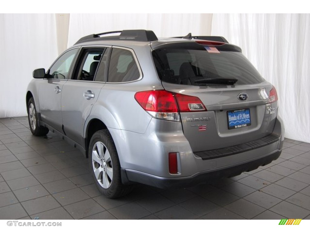 2011 Outback 2.5i Limited Wagon - Steel Silver Metallic / Off Black photo #8