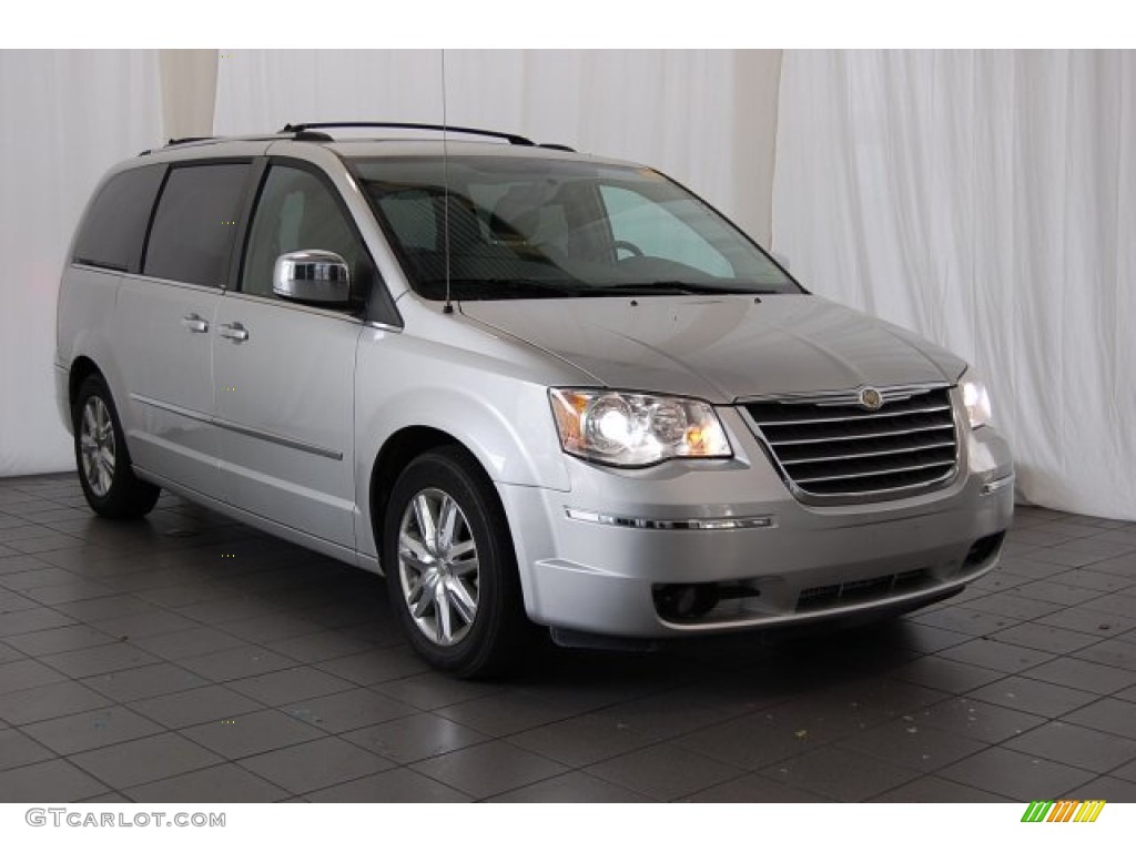 2010 Town & Country Limited - Bright Silver Metallic / Medium Slate Gray/Light Shale photo #2