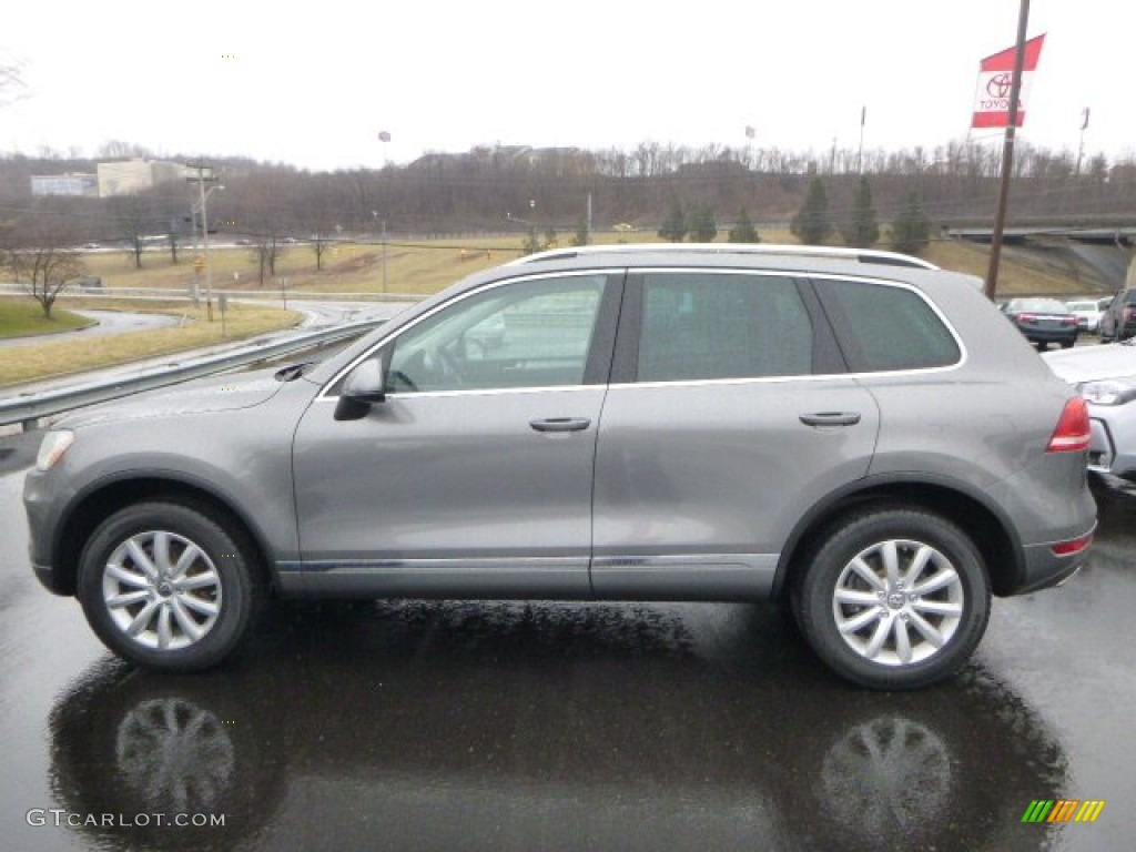 2012 Touareg VR6 FSI Sport 4XMotion - Canyon Gray Metallic / Black Anthracite photo #6