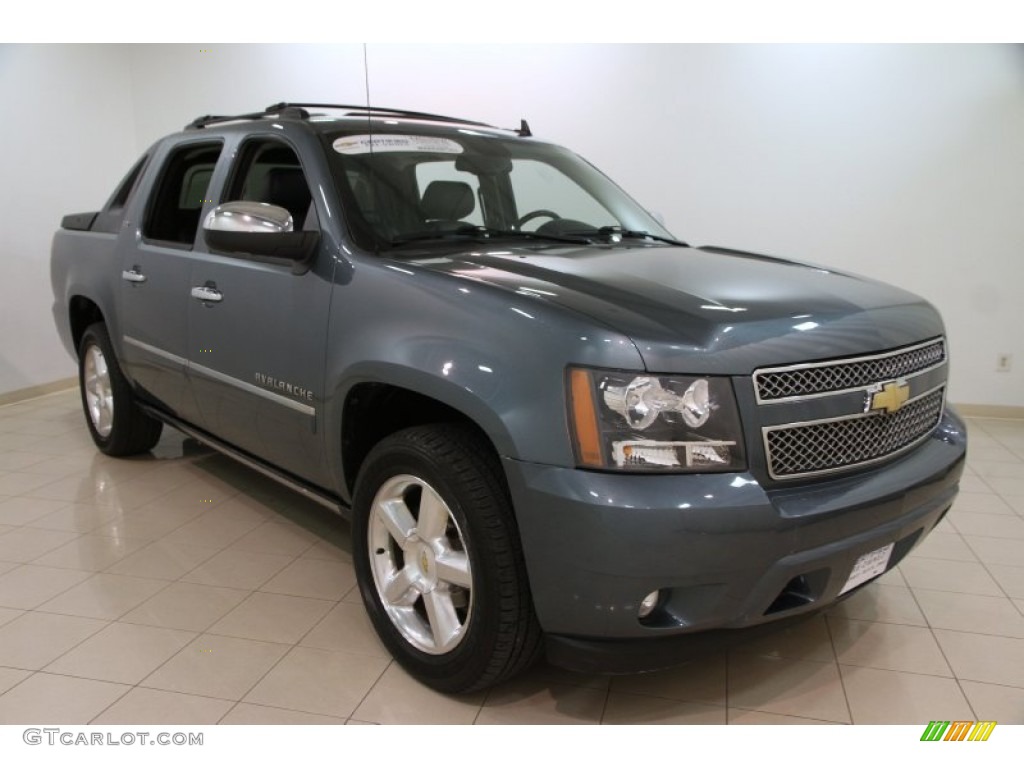 2011 Avalanche LTZ 4x4 - Blue Granite Metallic / Ebony photo #1