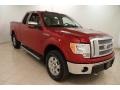 2012 Red Candy Metallic Ford F150 Lariat SuperCab 4x4  photo #1