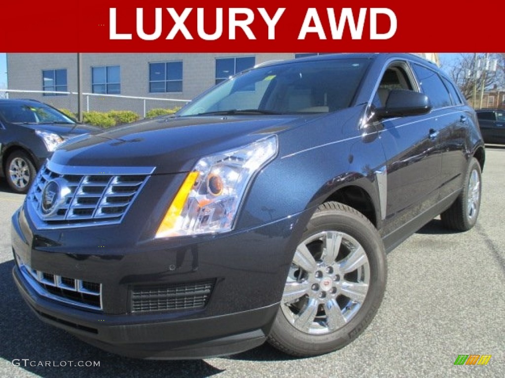 Sapphire Blue Metallic Cadillac SRX