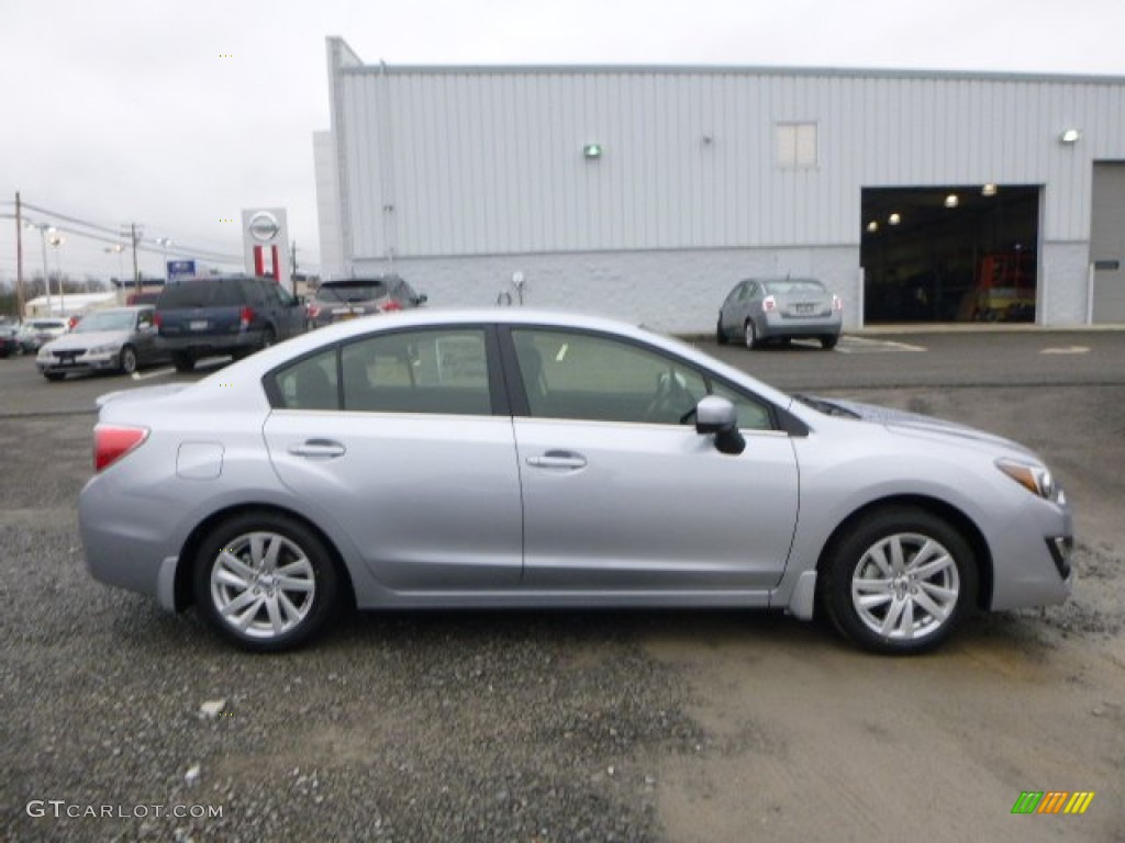 Ice Silver Metallic 2015 Subaru Impreza 2.0i Premium 4 Door Exterior Photo #102412207