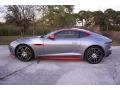 Lunar Grey Metallic 2015 Jaguar F-TYPE R Coupe Exterior