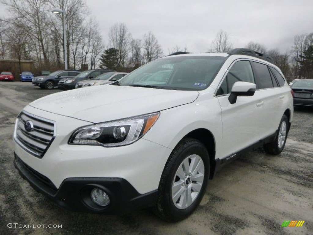 Crystal White Pearl 2015 Subaru Outback 2.5i Premium Exterior Photo #102414396