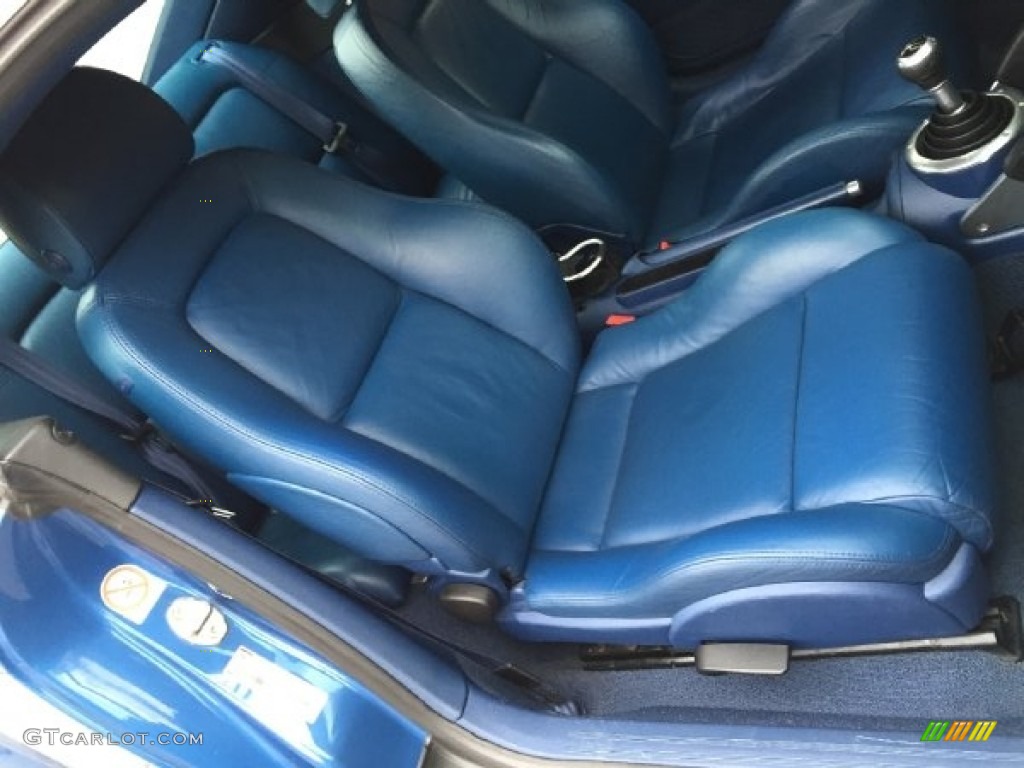 Denim Blue Interior 2000 Audi TT 1.8T Coupe Photo #102414754