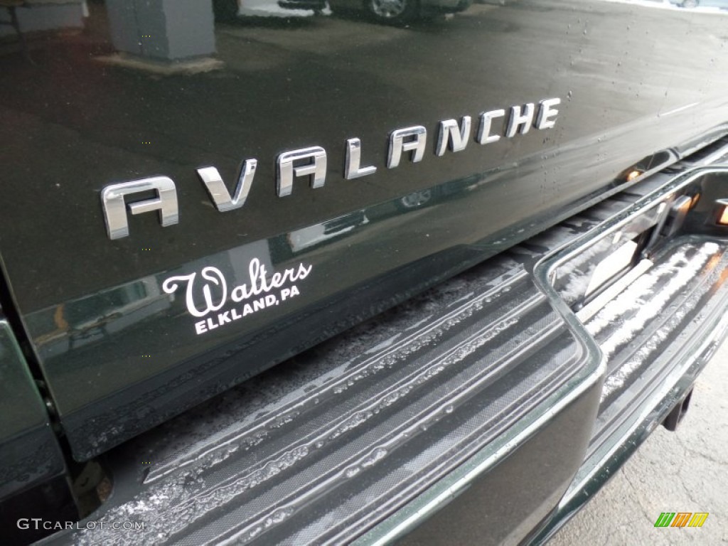 2013 Avalanche LTZ 4x4 Black Diamond Edition - Fairway Metallic / Dark Cashmere/Light Cashmere photo #10