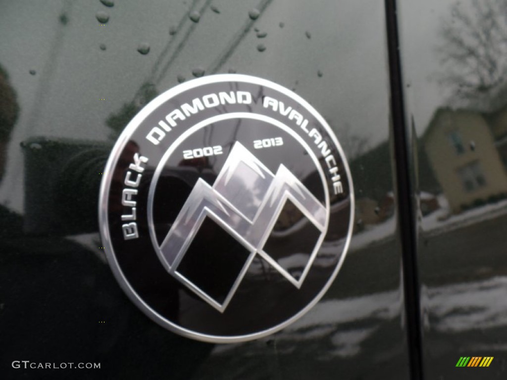 2013 Chevrolet Avalanche LTZ 4x4 Black Diamond Edition Marks and Logos Photo #102415828